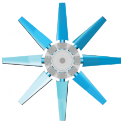 “ENCON” ใบพัด Aerodynamic เพื่ออนุรักษ์พลังงานและเพิ่ม Air flow สำหรับหอหล่อเย็น 0